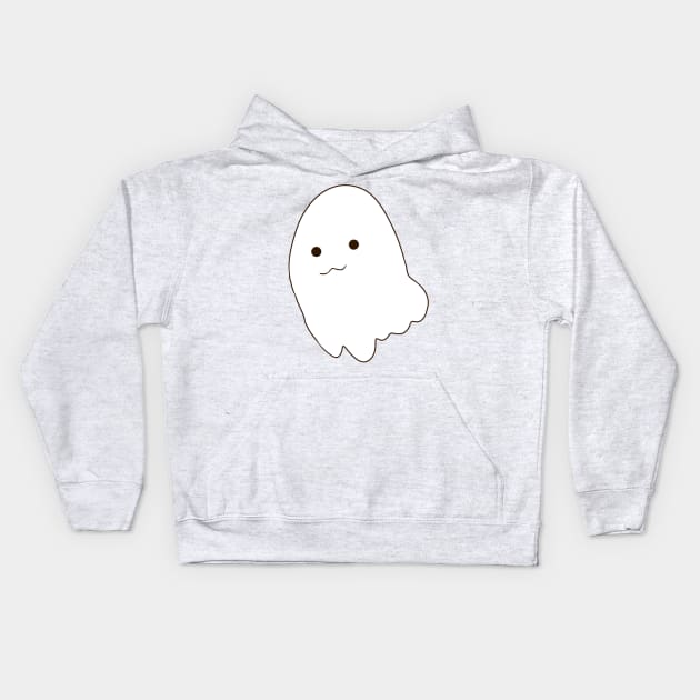 Cute Ghost Kids Hoodie by imsnos